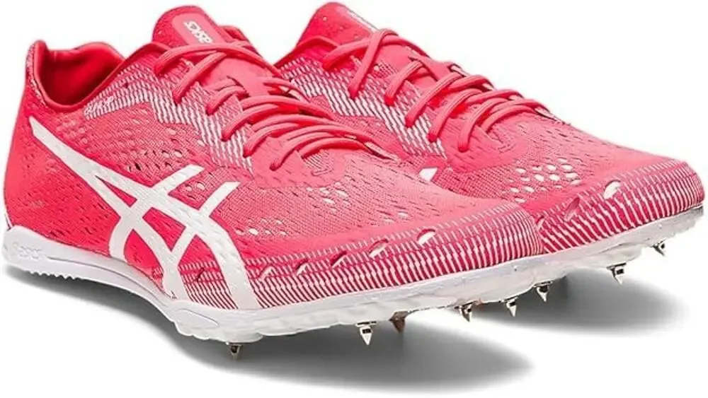 ASICS Gun Lap 2 Track Field Spikes Diva Pink Womens 9 Mens 7.5 Racing NIB